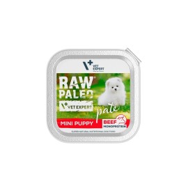 Raw Paleo Mini Puppy, cu vită pentru căței (pate), 150 g
