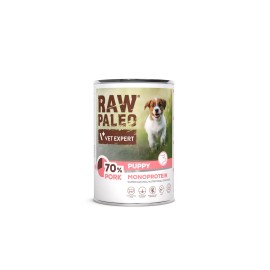 Raw Paleo Puppy Pork, cu porc pentru căței, 400 g