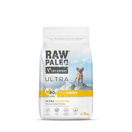 Raw Paleo Ultra Mini Puppy, cu curcan pentru căței, 8 kg