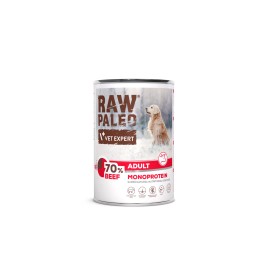 Raw Paleo Adult Beef, cu vită pentru câini, 400 g
