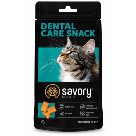 Savory Dental Care Snack, recompense pentru pisici, 60 g