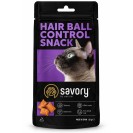 Savory Hair Ball Control Snack, recompense pentru pisici, 60 g