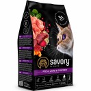 Savory Sterilized Fresh Lamb&Chicken, cu miel și pui pentru pisici, 2 kg
