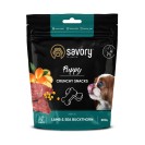 Savory Crunchy Snacks Puppy, recompense cu miel și cătină pentru câini, 200 g