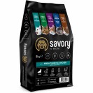 Savory Kitten Fresh Turkey&Chicken, cu curcan și pui pentru motănei, 8 kg