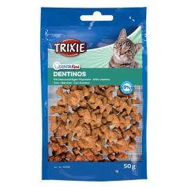 Trixie Dentinos, recompensă cu vitamine pentru pisici, 50 g
