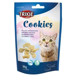 Trixie Cookies, recompense cu somon și iarba-pisicii, 50 g