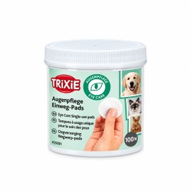 Trixie Eye Care, șervețele umede pentru igiena ochilor la animale, 100 bucăți 