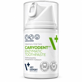 Vet Expert Caryodent Enzymatic Touthpaste, pastă de dinți pentru câini și pisici, 50 ml