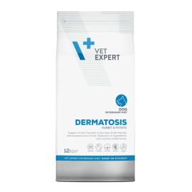 Vet Expert Dermatosis Dog Rabbit, dietă veterinară pentru câini, 12 kg