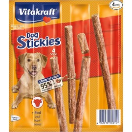 Vitakraft Dog Stickies, cu vită, recompense pentru câini, 11 g (1 bucată)