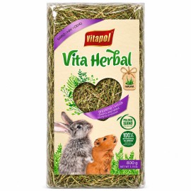 Vitapol Vita Herbal, fân pentru rozătoare, 800 g