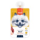 Wanpy Beef Carrot&Pea, cu vită, morcovi și mazăre pentru câini, 90 g