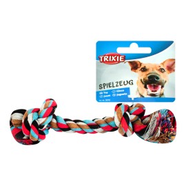 Trixie jucărie pentru câini sfoară cu două noduri, 26 cm