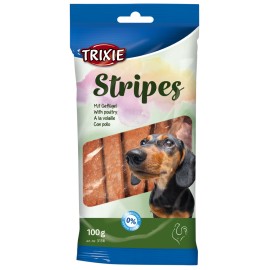 Trixie Stripes, recompense cu pui pentru câini, 100 g (10 bucăți) 