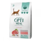 Optimeal Sterilised, cu vită și sorg pentru pisici, 1 kg (la cântar) 