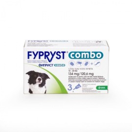 Fypryst Combo 134 mg/120,6 mg (1,34 ml) picături pentru câini 10-20 kg (1 fiolă)