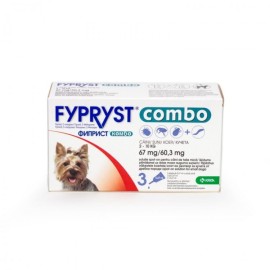 Fypryst Combo 67 mg / 60,3 mg (0,67 ml) picături pentru câini 2-10 kg (1 fiolă)