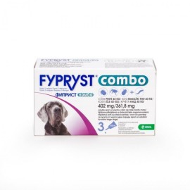Fypryst Combo 402 mg / 361,8 mg (4,02 ml) picături pentru câini de la 20-40 kg (1 fiolă)