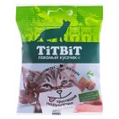 TiTBiT Pernuțe crocante cu pate de iepure pentru pisici 30 g
