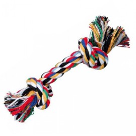 Trixie jucărie pentru câini sfoară cu două noduri, 40 cm