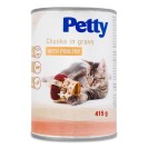 Petty, hrană umedă pentru pisici cu carne de găină, 415 g