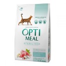 Optimeal Sterilised, cu curcan și ovăz pentru pisici, 1 kg (la cântar) 