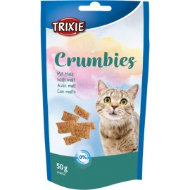 Trixie Crumbies pernuțe crocante cu malt pastă pentru pisici, 50 g