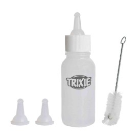 Trixie Set biberon (57 ml) cu 3 tetine și perie pentru alăptarea animalelor 