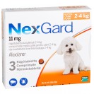 NexGard 11 mg pentru câini 2-4 kg (1 comprimat)