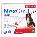 NexGard 136 mg pentru câini 25-50 kg (1 comprimat)