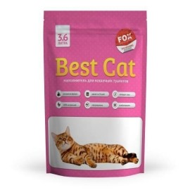 Best Cat, silicat cu aromă de flori pentru pisici, 3,6 l